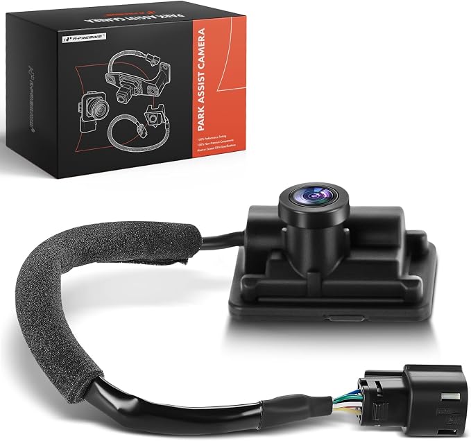 A-Premium Rear View Backup Camera Compatible with Lincoln | Parking Camera for 2008-2014 Navigator - Replace# 9L7Z19G490B