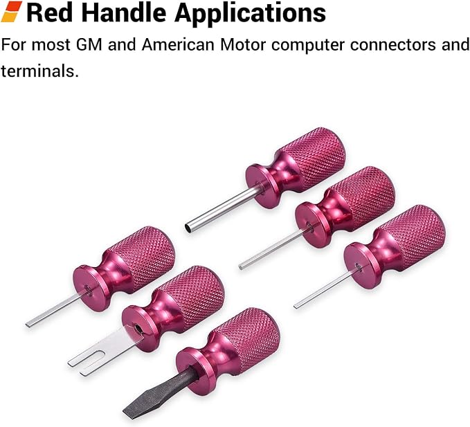EWK 12 Pcs Universal Automotive Wire Electrical Terminal Removal Tool Kit, Depinning Tools for Electrical Connectors & Wire Terminals, Ideal for Mechanics and DIYers