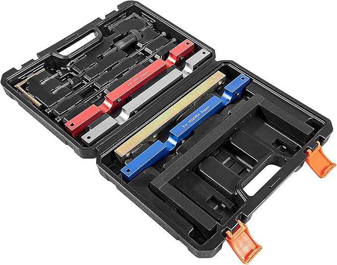 E-cowlboy Fit for BMW Timing Tool kit Master Engine Timing Vanos Cam Camshaft Locking Tool,Crankshaft Flywheel Alignment Tool Kit Compatible for BMW 2.5L 3.0L N51 N52 N53 N54 N55 Engines