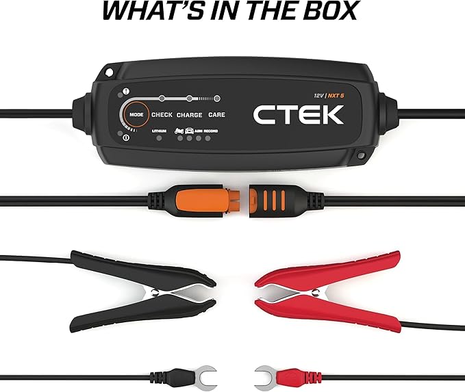 CTEK 40-658 NXT 5 Fully Automatic 4.3 amp Battery Charger and Maintainer 12V