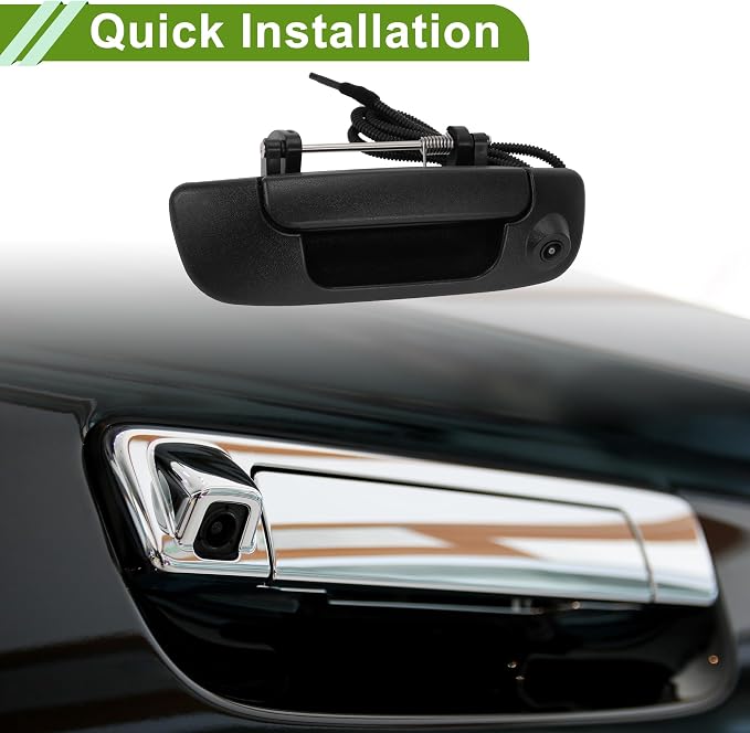 No.55276237AA Tailgate Handle Backup Camera for Dodge for Ram 1500 Pickup 02-08 for Dodge for Ram 2500 Rear View Reversing Park Assist Camera 1 Set