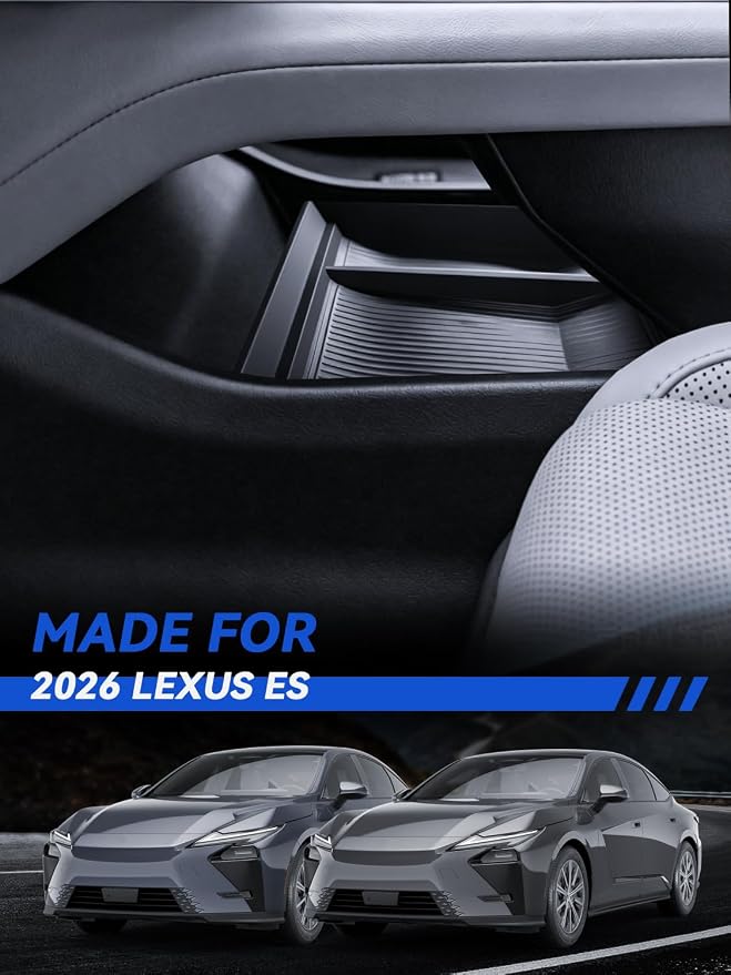 for ES Center Console Organizer 2026 Lexus ES 350e/ES 350h/ES 500e Accessories Armrest Tray Middle Storage Box Insert Container Durable ABS Plastic
