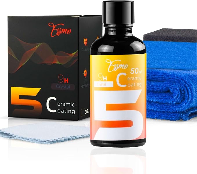 50 ml Crystal Ceramic Coating Spray for Auto Cars High Gloss Hydrophobic Protection UV and Scratch Resistant Long-Lasting Shine