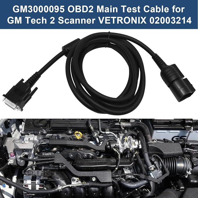 GM3000095 OBD2 Main Test Cable DLC Data Cable for GM Tech 2 Scanner VETRONIX 02003214 GM3000095