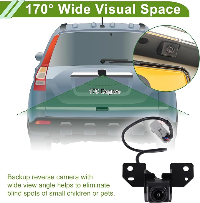 Car Park Assist Camera Rear View Backup Reverse Camera for Chevrolet Camaro Coupe/Convertible 2012-2015 No.22767362/22872078/22915366/PAC139 1 Pc