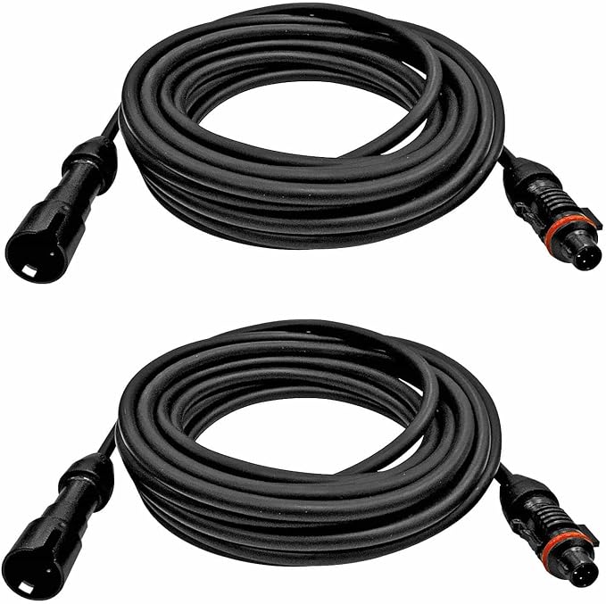 Voyager CEC15 Rear View LCD Monitor Extension Cables, 15ft Long, Connects a Voyager LCD Observation Monitor with a Voyager Side or Rear Camera (Pack of 2)