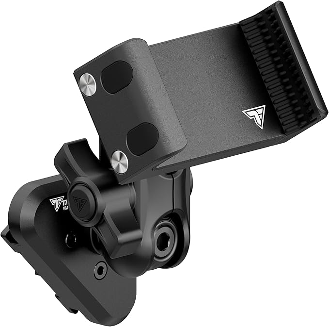 Tackform Link Vent Phone Mount Compatible with 2015-2020 Ford F-150, 2017-2021 Super Duty, 2018-2021 Expedition | Aluminum | Universal Holder Compatible with iPhone, Galaxy, More | Black Knob