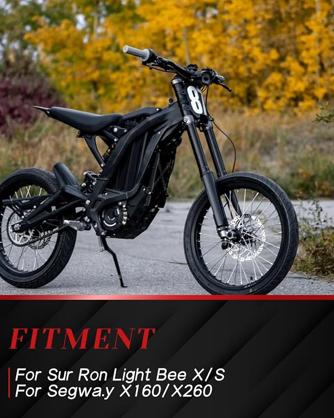 JFG RACING Sur Ron Suspension Triangle Linkage 7075 Al Progressive Link Kit for Sur Ron Light Bee X/S, Segwa.y X160/X260 Electric Dirt Bike, ROSE RED