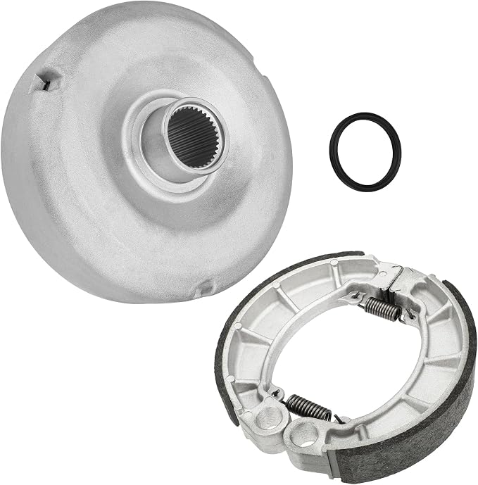 JAVIK Rear Brake Drum Hub & Brake Shoes for Honda Rancher 420 TRX420 2007-2013