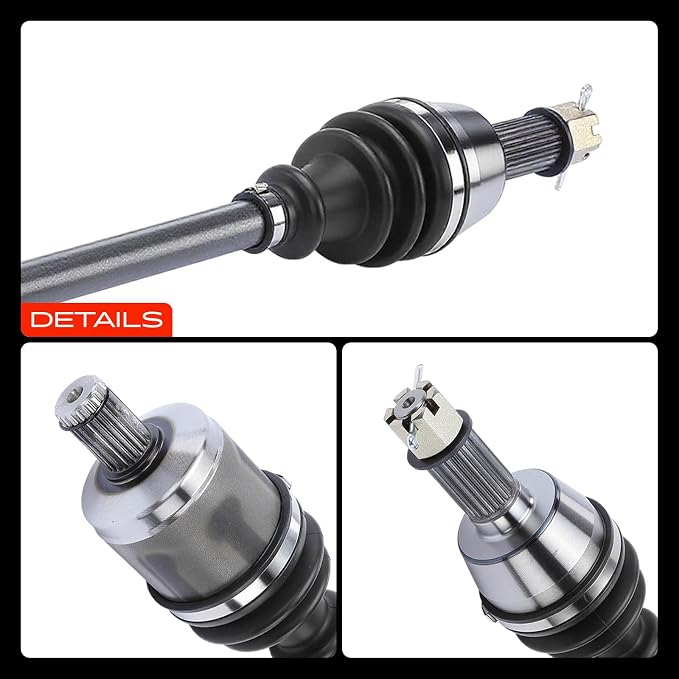 A-Premium Pair (2) Front CV Axle Shaft Assembly Compatible with Polaris Ranger 570 (Full-Size) 900 1000 XP Crew, RZR S 4 800, Driver and Passenger Side, Replace# 1332637