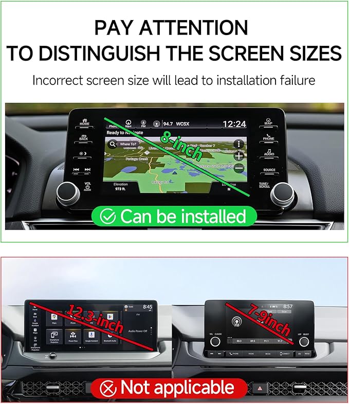 Qi2.2 Max 25W Fast Wireless Car Charger Phone Holder for 2018-2022 Honda Accord/Hybrid 8-Inch Screen, Magnetic Phone Mount Compatible with MagSafe