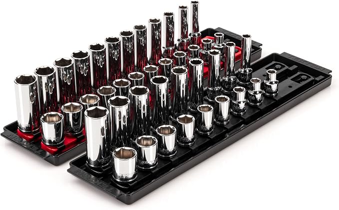 TEKTON 3/8 Inch Drive 6-Point Socket Set, 42-Piece | SHD91218