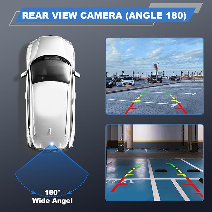 Rear View Backup Camera Compatible with Ram 2500 3500 6.4/6.7L 2019 2020 2021 2022 2023# 04672735AD 04672735AB