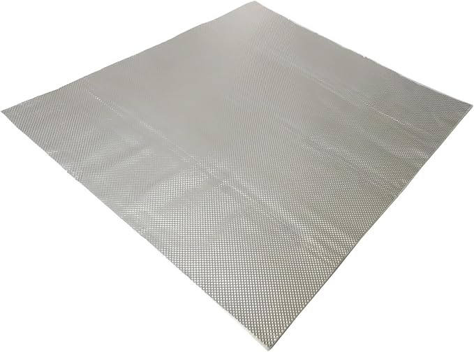AC PERFORMANC Reduce Radiant Heatshield Armor 4' Long x 3.28' Wide x 1/2" Thick Exhaust Pipe Multipurpose Heat Shield, Fiberglass Laminated Aluminum