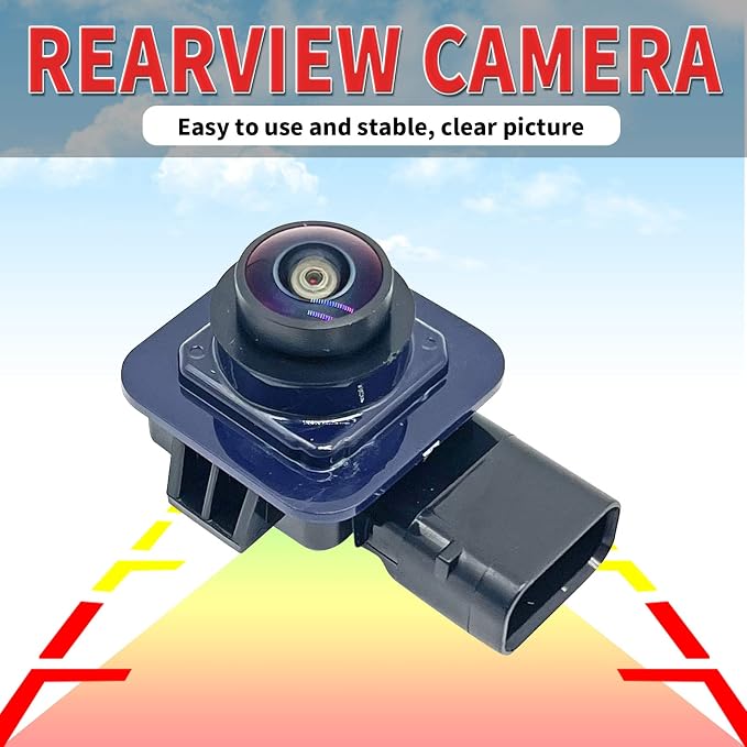 Rear View Back Up Camera Compatible with 2012-2014 Land Rover Range Rover Evoque Reverse Park Assist Backup Camera Replaces DJ32-19G490-A EJ32-19G490-A