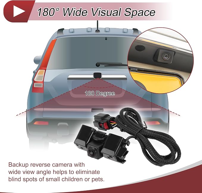 1 Pcs Rear View Camera for Chevrolet Silverado for GMC Sierra 1500 2500 3500 2016-2019 Park Assist Camera Backup Reverse Camera No.84062896/23363727