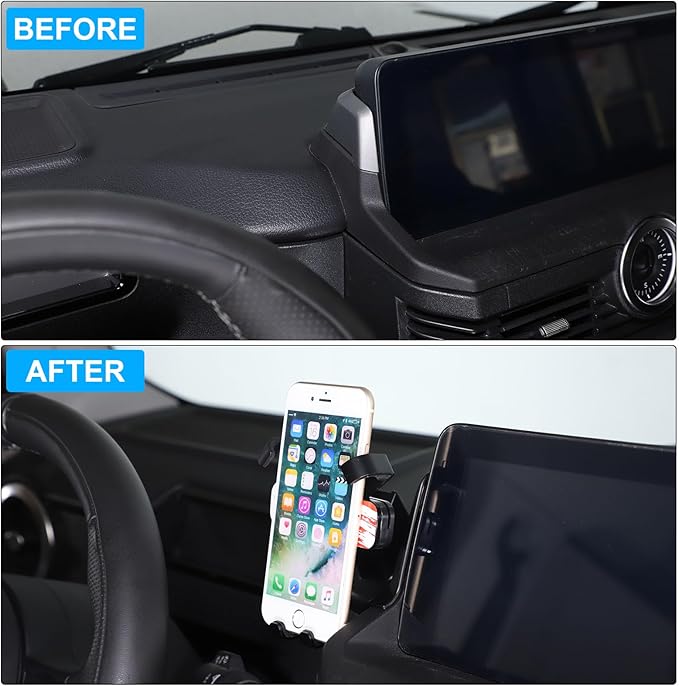 Car Mobile Phone Holder The Navigation Screen Compatible with Ineos Grenadier 2020-2026 Adjustable 360° Central Control Phone Holder Accessories (Left,Style C)