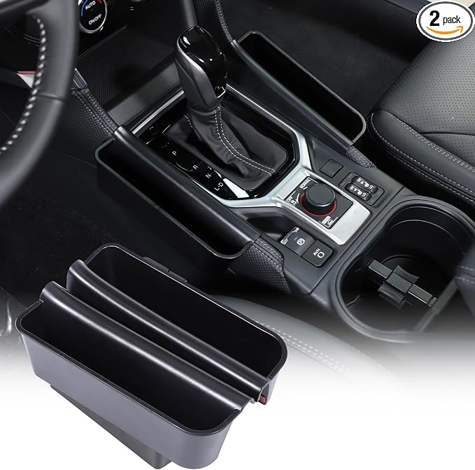 PIUGILH Shifter Storage Box Organizer Tray Compatible with Subaru Forester 2019-2025 Interior Accessories, Gear Shift Side Tray, Center Console Organizer