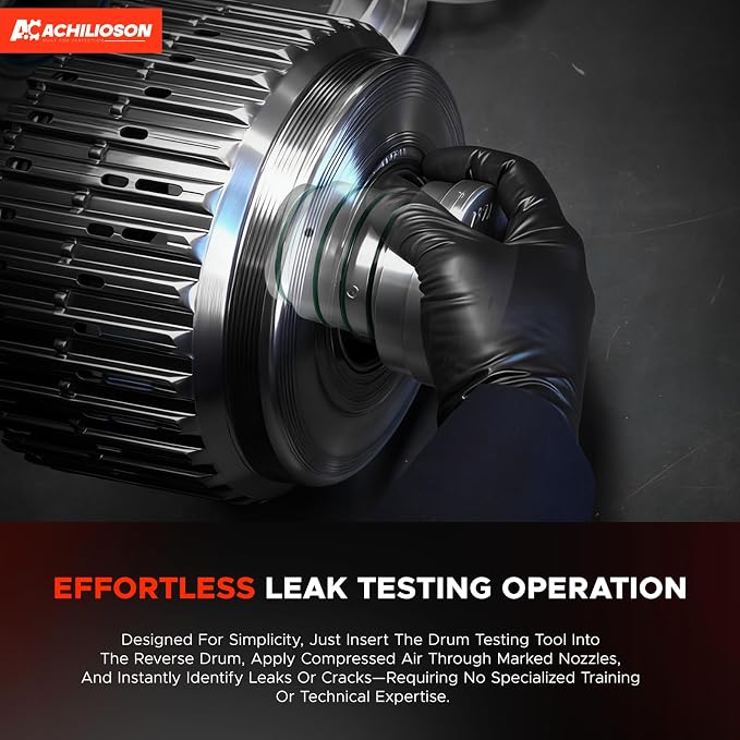 Reverse Drum Tester for Ford 6L80 6L90 Transmissions - 35R/1-2-3-4 Drum Testing Tool to Check for Leaks and Cracks Diagnostic Tool for Reverse Drum Assembly