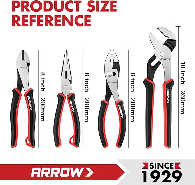 WORKPRO 5PCS Pliers Set & ARROW 4-Piece Pliers Set