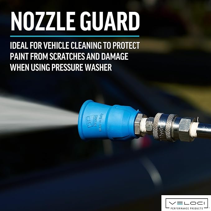 MTM Hydro Acqualine Pressure Washer Nozzle Guard Holder Tips Protector with 1/4” Quick Coupler Plug, 25 Degrees 4.5