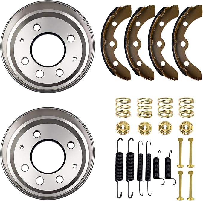 Brake Drum Hub Brake Shoes Kit For Yamaha Golf Carts G9 G14 G16 G19 G20 G21 G22 JU0-G6521-00-00 J17-46521-00 J55-G6521-00 J55-G6521-01 JU0-G6521-00 J55-G6521-19-00 JN6-F5331-01-00 JN3-F5330-00-00
