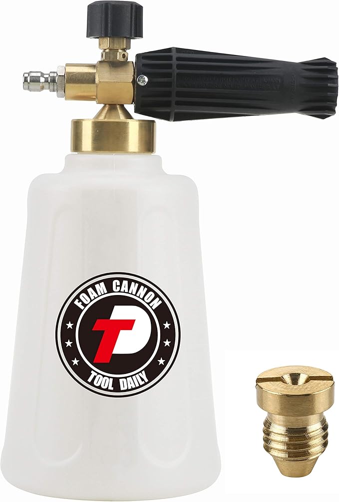 Tool Daily Pressure Washer Foam Cannon for Car Wash, Pressure Washer Adapter Set with Swivel