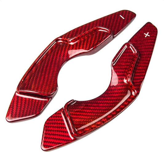 Steering Wheel Accessories Shift Paddle Shifter Extension Carbon Fiber Trim Cover Compatible with Lexus is XE30 IS300h AVE30 NX 300h AZ10 NX RC 350 XC10 RC 300h F Sport