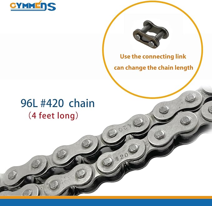 Go Kart Clutch 3/4" Bore 10 Tooth with #40/41/420 Chain, Centrifugal Clutch for Predator 212, MiniBike, Go Kart, Lawnmower and Honda GC GX 2-6.5HP Engine and Small Engines performance Parts.