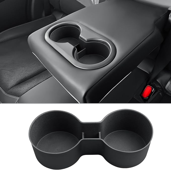 CDEFG for 2026 Mazda CX5 Center Console Organizer Rear Cup Holder Cover | for 2026 Mazda CX-5 (S/Select/Preferred/Premium/Premium Plus) Accessories Back-Seat Cup Holder Storage Box