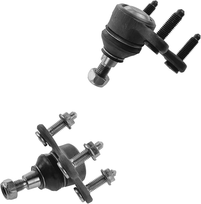 TRQ Front Lower Driver and Passenger Side Ball Joint Set Compatible with 06-13 Audi A3 06-13 A3 Quattro 15-18 Q3 15-18 Q3 Quattro 12-19 Volkswagen Beetle 15 e-Golf 07-16 Eos 10-14 Golf 12-13 Golf R
