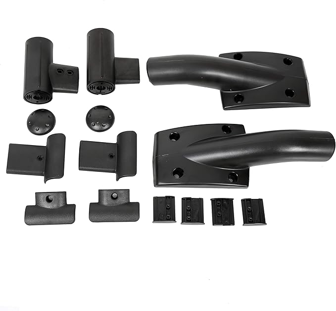 ECOTRIC Roof Rack/Rail Crossbar Compatible with 2005-2022 Nissan Frontier 4 Door Adjustable Aluminum Luggage Cargo Carrier