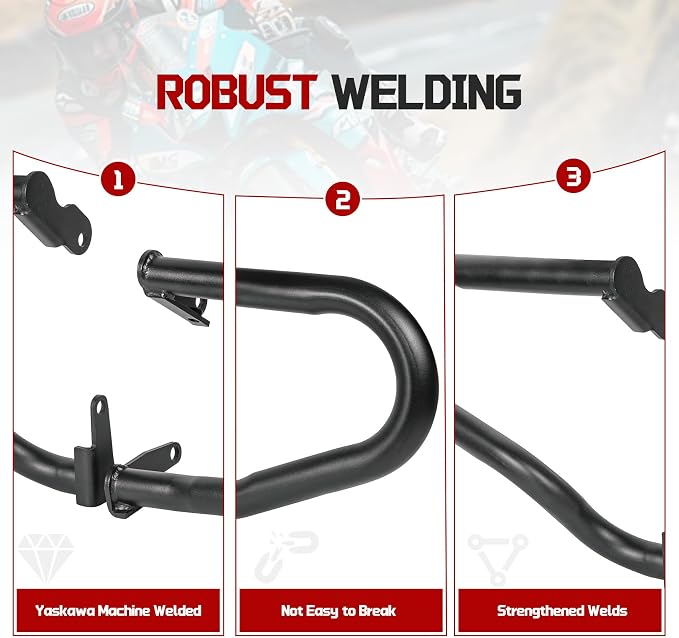 Motorcycle Engine Guard Crash Bar Stainless Steel Fit for Rebel 1100 CMX1100 2021 2022 2023 2024 2025 2026 Highway Bar Bumper Side Protection