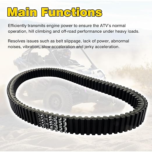 3212359 Heavy Duty Drive Belt for Polaris General 1000 Series, RZR 900 1000 RZR Trail S Series and Ranger 500 570 900 1000 Trail S Series, Off Road Belt New