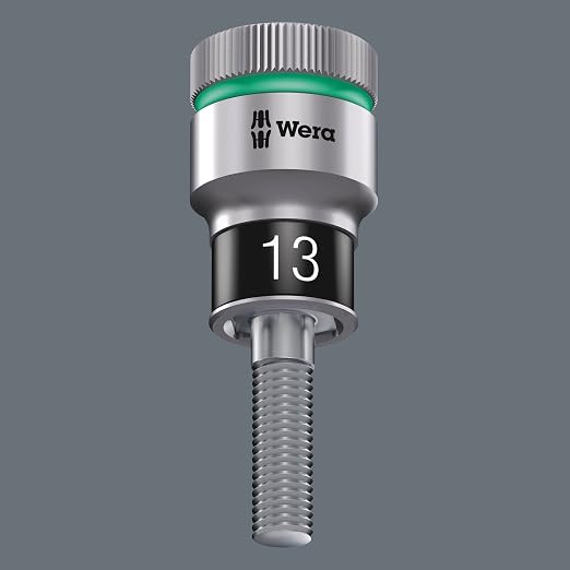 WERA 05004203001 8790 HMC HF 1 Zyklop Socket Set with 1/2" Drive, with Holding Function, 10 Pieces
