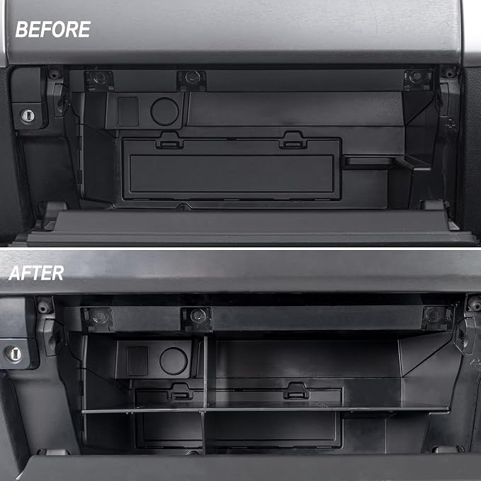 JKCOVER Center Console Full Organizer and Glove Box Organizer Compatible with Toyota 4RUNNER 2010-2024 Accessories