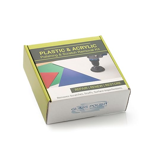 Glass Polish 31007 Plastic and Acrylic Polishing and Scratch Removal Kit