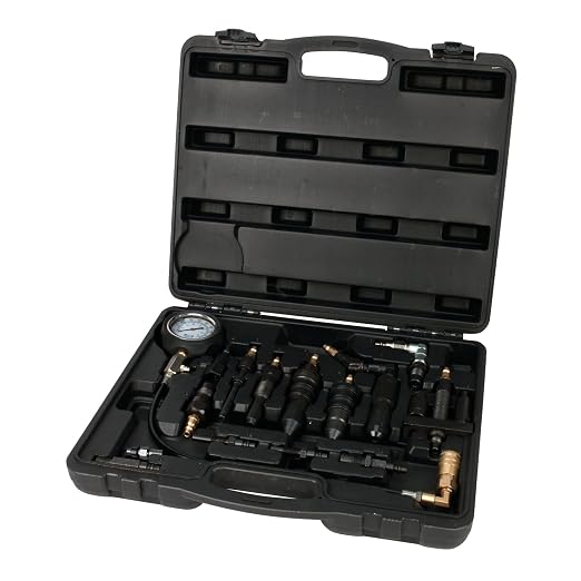 Performance Tool W89735 Diesel Compression Tester Kit for Large Cars, Trucks, Tractors, and Other Heavy-Duty Vehicles in Tough Organizer Case