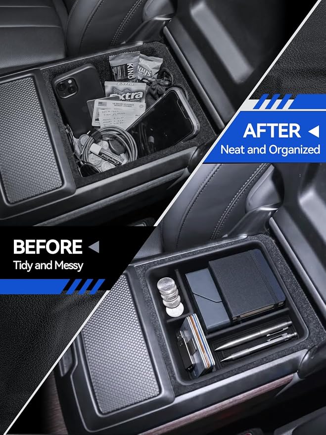 for Range Rover Center Console Organizer 2023 2024 2025 2026 Land Rover Range Rover Sport/Range Rover Accessories Armrest Tray Middle Storage Box (Without Refrigerator)