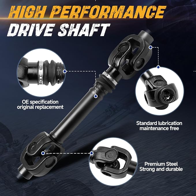Propeller Drive Shaft Prop Fit for Can-Am Commander 800/800R | Fit for Can-Am Commander MAX 800R | Fit for Can-Am Commander MAX 1000/1000R, OE 703500854, 703500924