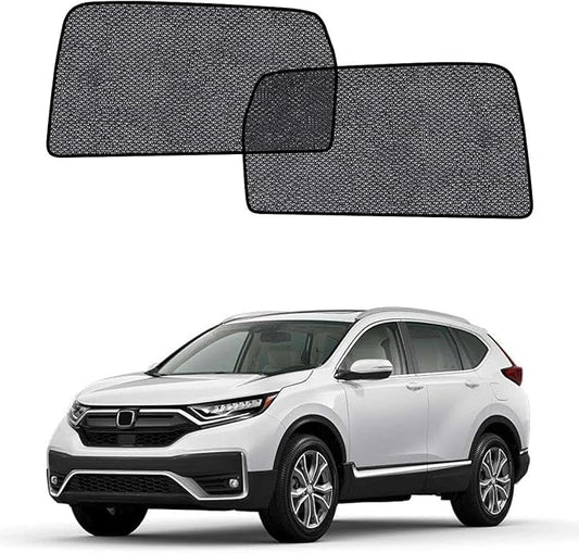 Car Window Shades for Honda CRV(2017-2022), 2-Pack Rear Window Sun Shades for Baby – Breathable Mesh, UV & Heat Blocker, Privacy Protection for Camping, Travel, Sleep & Nursing