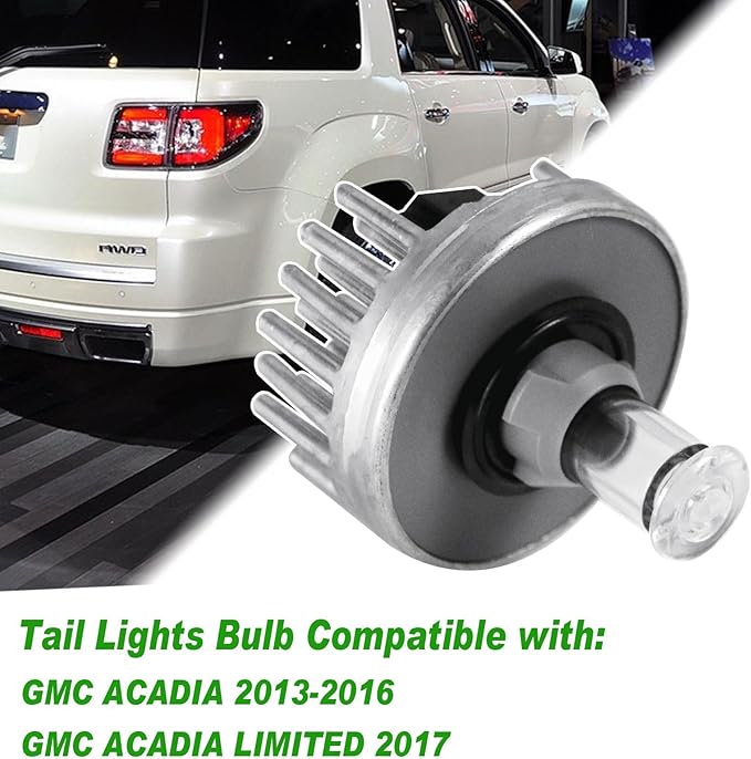 Lochnchn 13582912 Tail Lights Bulb Compatible with GMC Acadia 2013-2016,2017 GMC Acadia Limited Rear Brake Taillights Bulbs Replace 19433735