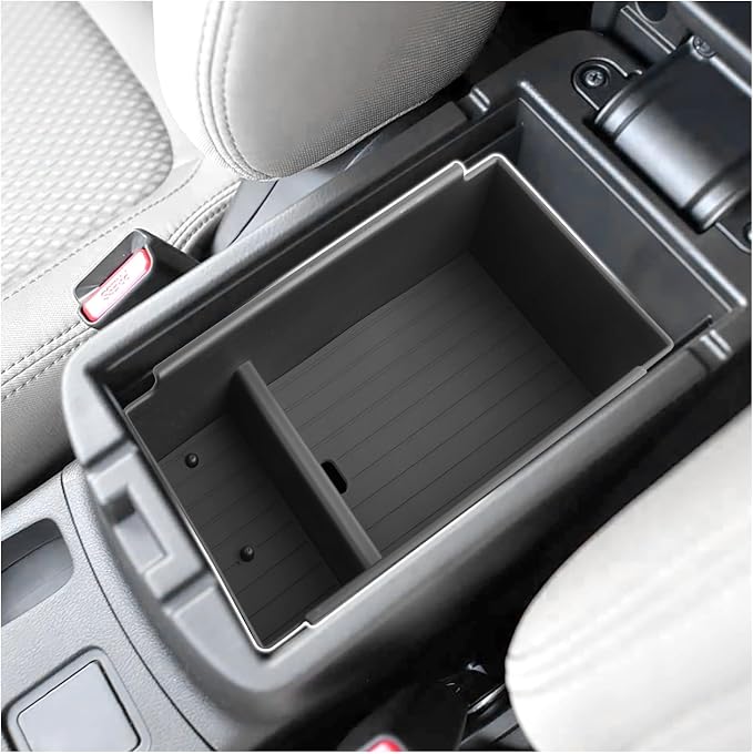 SXCY for 2021-2026 Mitsubishi Outlander Sport Center Console Organizer for 2025 2026 Outlander Sport Accessories for 2023-2026 Outlander Sport Console Organizer Armrest Console Tray Insert Box