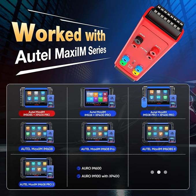 Autel G-BOX3 Accessory Tool Adapter, 2026 Upgraded of Gox2 G-BOX2, Gbox3 Adapter for Mercedes-Benz/for BMW, Works W/MaxiIM IM508(S) + XP400, IM608 PRO II, IM608S II, IM608 PRO 2 Scanner