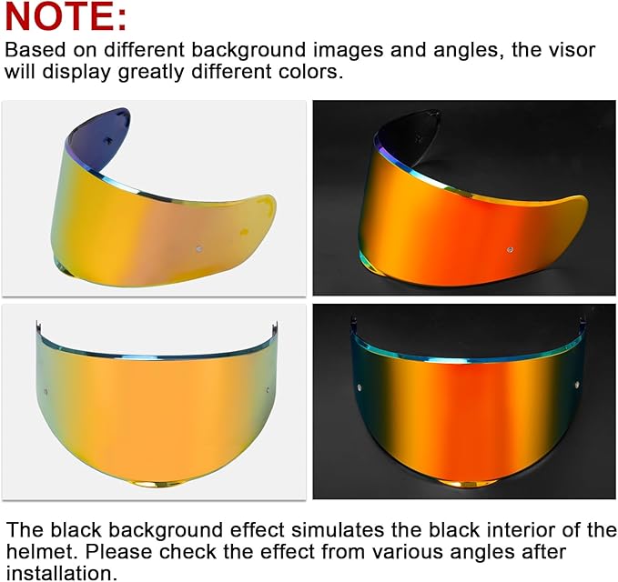 PSLER Sedici Strada 2 Visor - Sedici Strada 2 and Strada 3 Face Shield Motorcycle Helmet visor Accessories Replacement for LS2 FT2 VECTOR Sedici Strada 2 Strada 3 FF801 FF397，Deep red