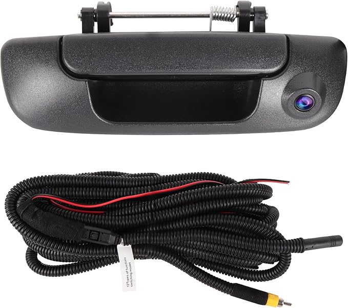 ASURE Tailgate Handle Backup Camera for Dodge Ram 1500 2500 3500 2002-2008, 1080P HD Rear View Camera 170° Wide Angle, Starlight Night Vision, Truck Backup Camera Waterproof for Parking Towing