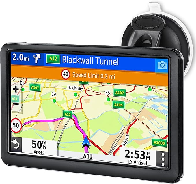 OHREX S7 GPS Navigator for Car, 7 inch, with US Canada Mexico 2026 Maps, Free Lifetime Updates, GPS Navigation System for Truck, Semi Truck, RV, Trucker, Commercial Drivers