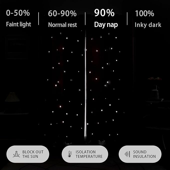 XiDi Ombre Gray and Pink Blackout Curtains for Girls Bedroom 72 Inch Length 2 Panels,Grommet Window Drapes for Kids Room Decro Pink Grey
