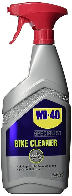 WD-40 Specialist Bike Chain Lube, 6 OZ and Bike Cleaner, 32oz Foaming Trigger