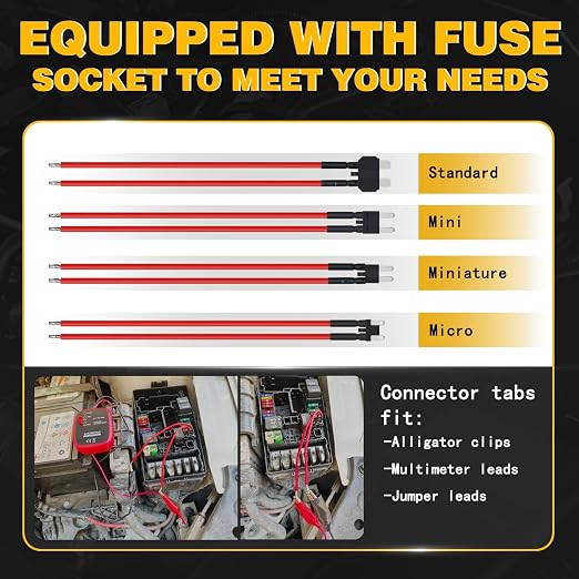 AWBLIN Automotive Test Light 3-72V DC Digital Light Tester with Voltmeter,Wire Tracer Automotive Electrical Open & Short Finder Circuit Tester Wire Breaker Finder Fault Probe Cable Tracker Electrical